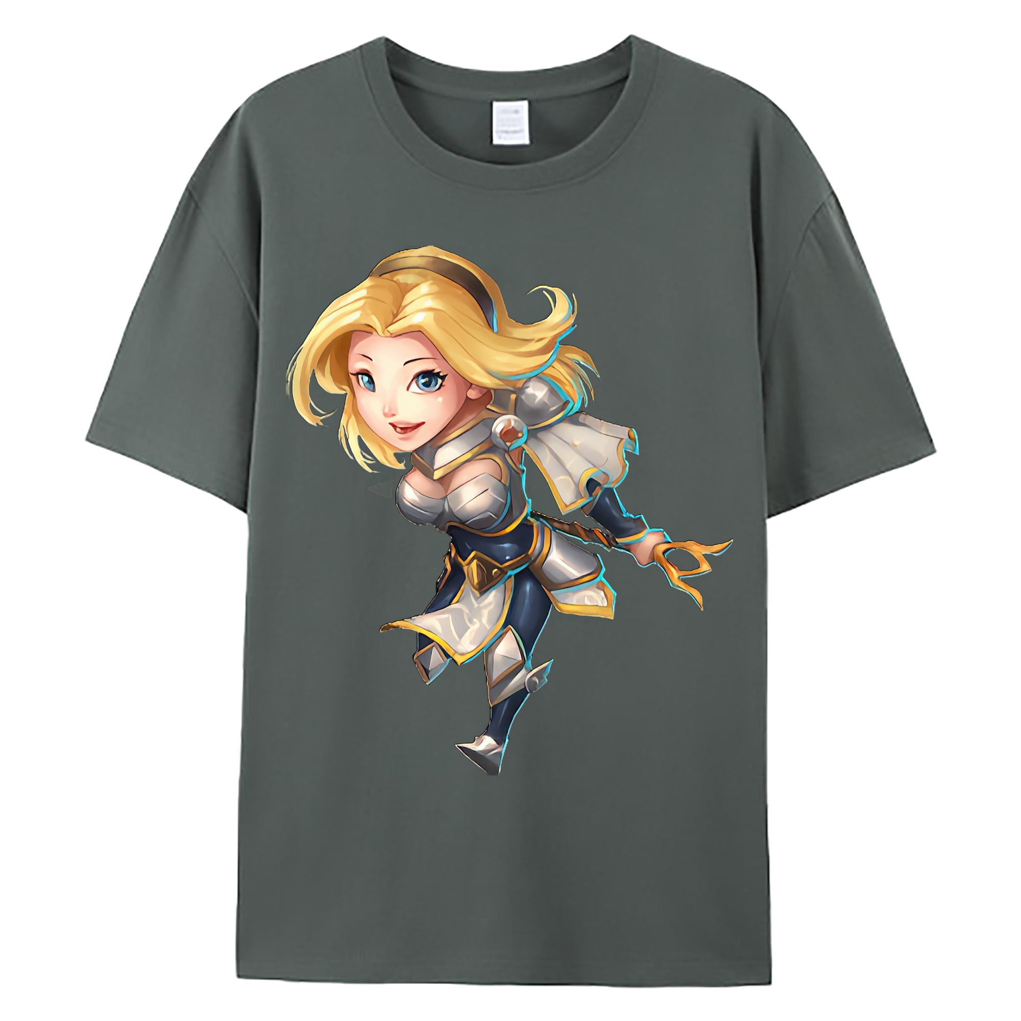 （画像用） リーグ・オブ・レジェンド League of Legends LOL 綿100％ メンズ半袖Tシャツ｜肌触りやわらか＆通気性